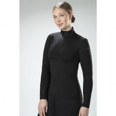 HKM Functional Winter Shirt - Ladies (Black)